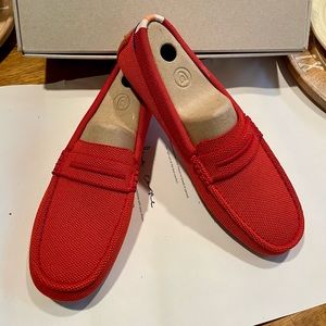 Rothy’s Driver Red Clementine Women’s Size 7.5. New, w/box, EU size 38